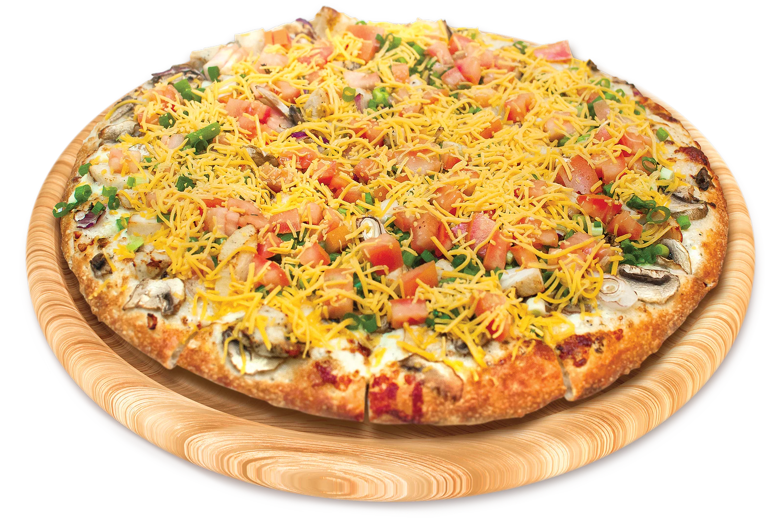 Garlic chicken pizza from Supreme Pizza