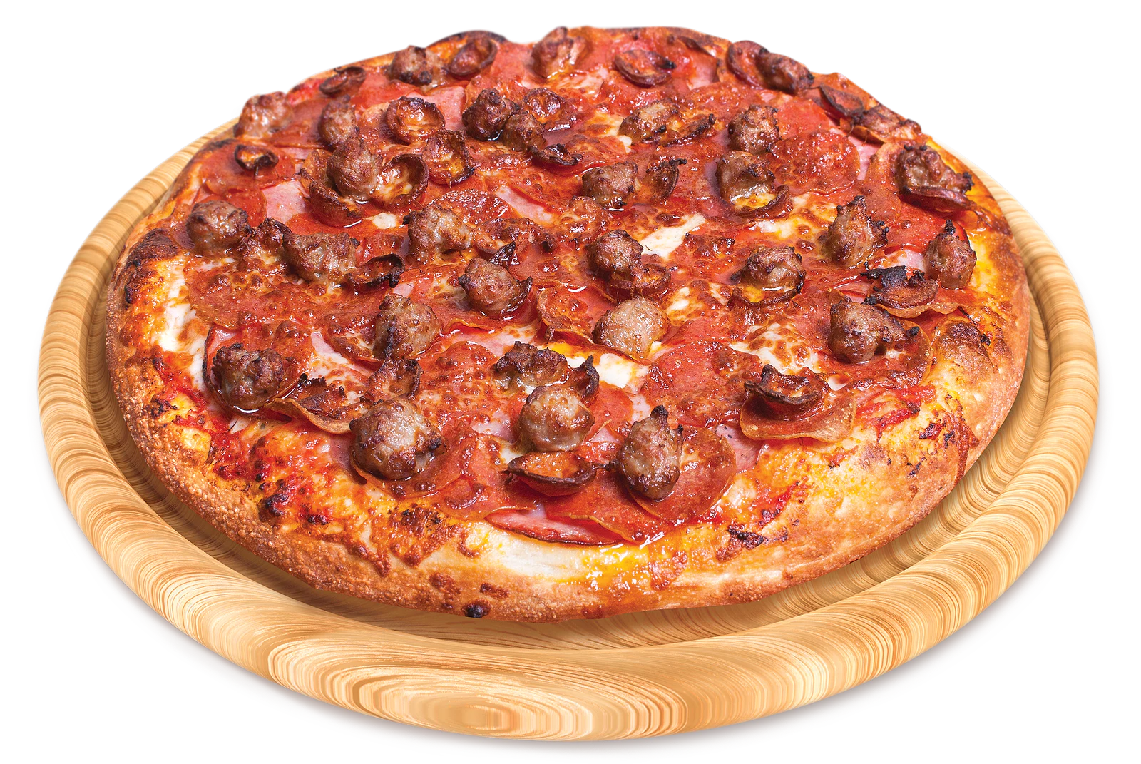 Meat lovers pizza