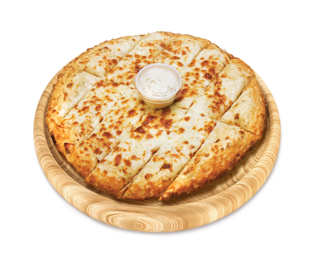 Cheesy Garlic Bread Supreme Pizza